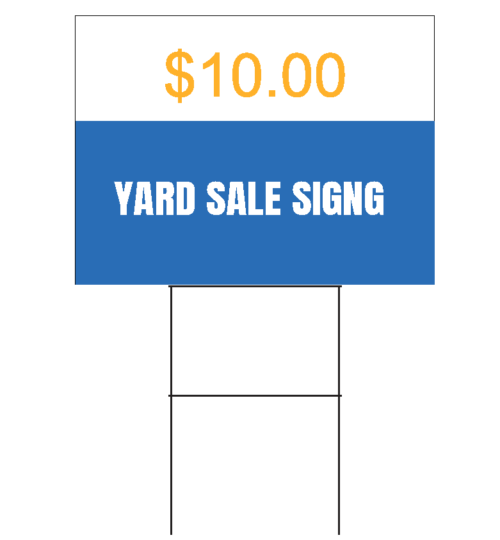 yard Sale Sign